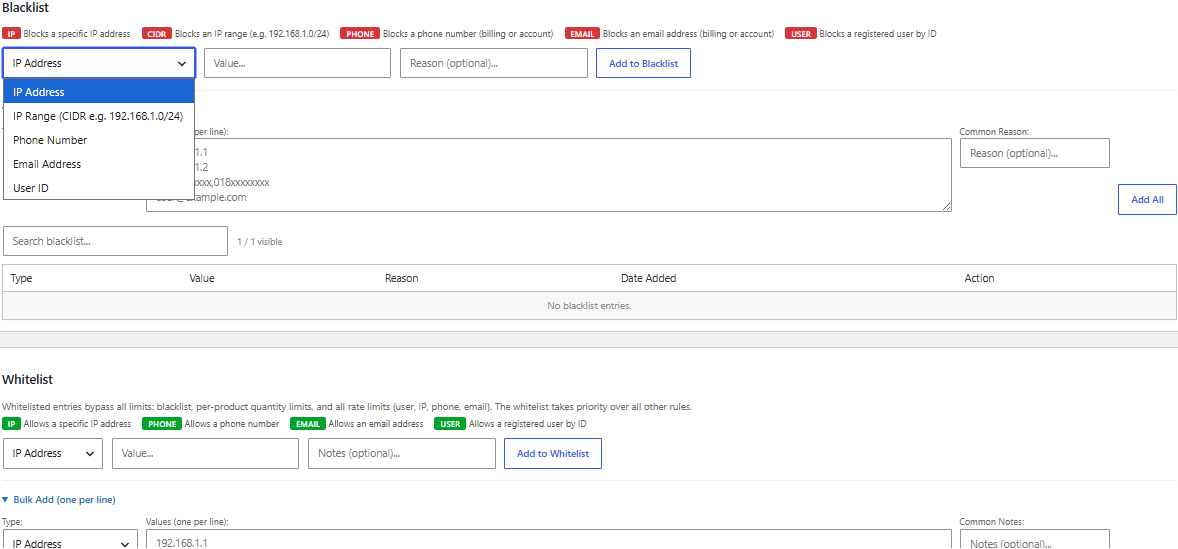 You can set or tweak abusing order blocker rules
